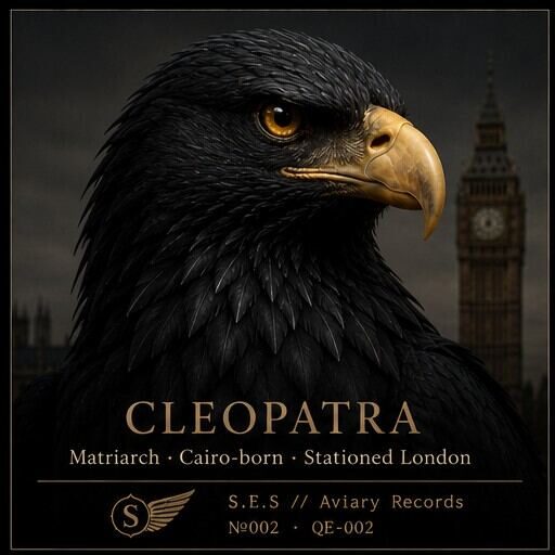 Headshot of Cleopatra, Matriarch · Cairo-born · Stationed London
