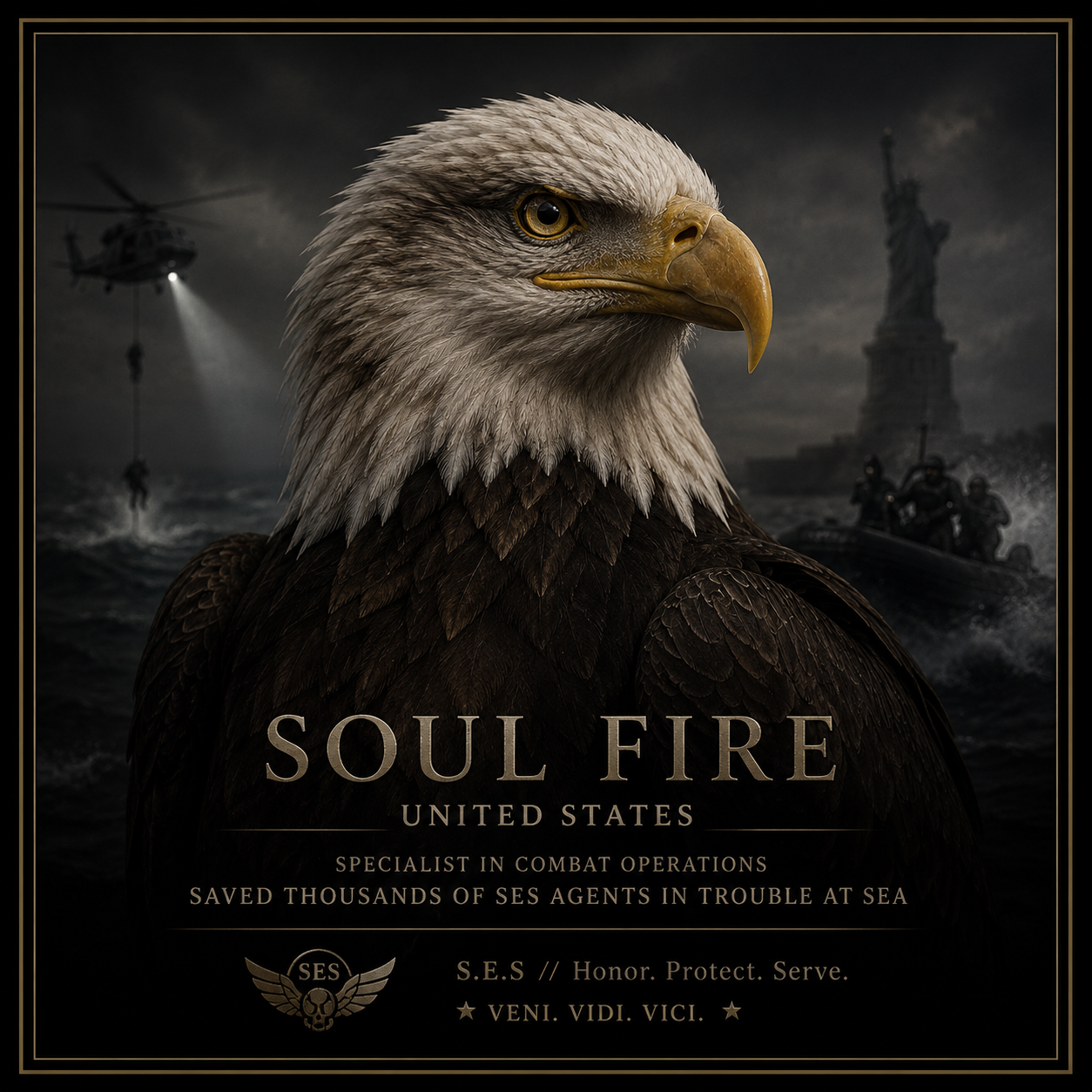 Headshot of Soul Fire, Combat Wing · London / Washington
